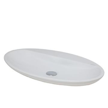 Sarin Beyaz Oval Tezgah Üstü Lavabo