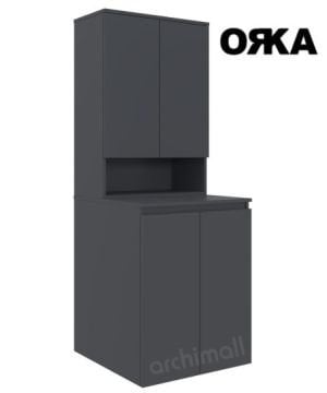 Orka Lume Çamaşır Makinesi Dolabı