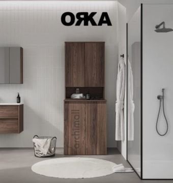 Orka Lume Çamaşır Makinesi Dolabı