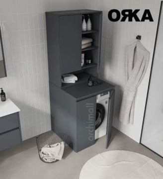 Orka Lume Çamaşır Makinesi Dolabı