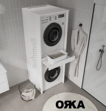 Orka Linfa Çamaşır ve Kurutma Makinesi Dolabı