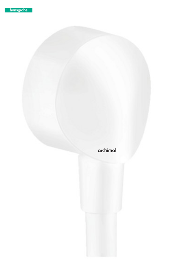 Hansgrohe Fixfit Gönye Çıkış Satin Beyaz 27454700