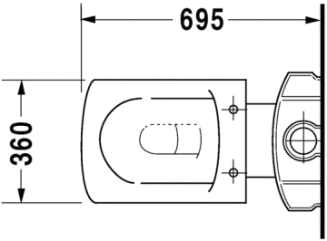 Duravit Caro Karo Klozet + Rezervuar + Amortisörlü Klozet Kapak TAKIMI