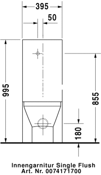 Duravit Caro Karo Klozet + Rezervuar + Amortisörlü Klozet Kapak TAKIMI