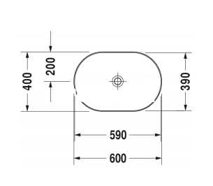 Duravit Luv Duraceram Çanak Lavabo 60 cm 037960