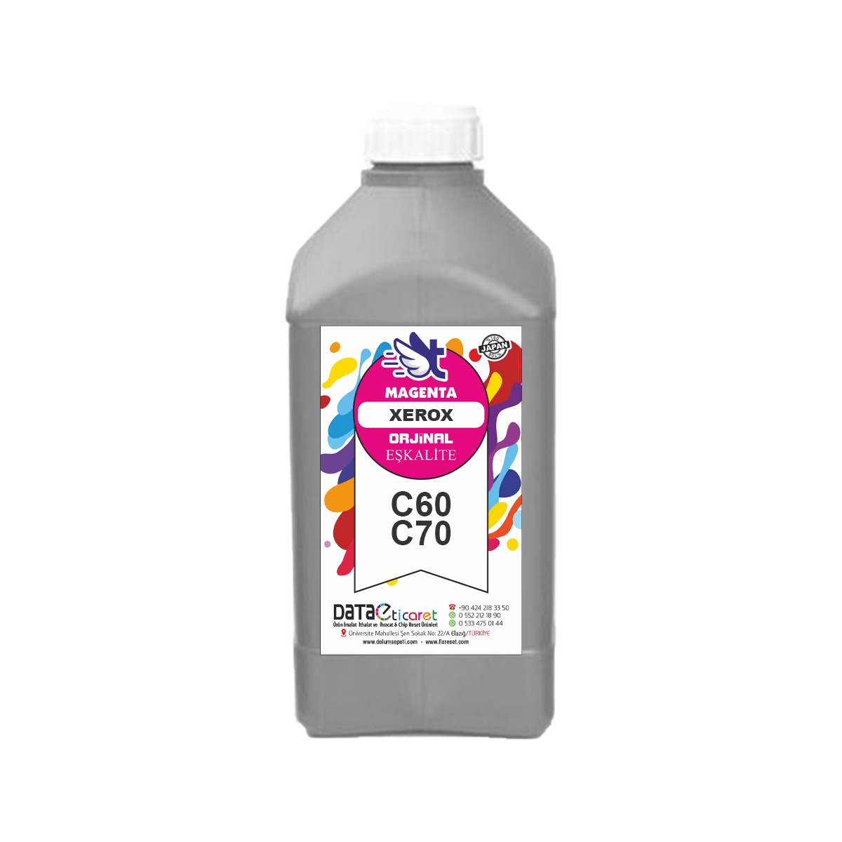 006R01660 Kırmızı C60 C70 Toner Kartuş JAPON Dolum Tozu xerox Color C60 C70 magenta