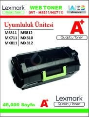 WEB TONER LEXMARK 52D5X00/62D5X00 WT-MS811/MX711