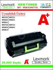 WEB TONER LEXMARK 52D5H00 62D5H00 WT-MS810/MX710