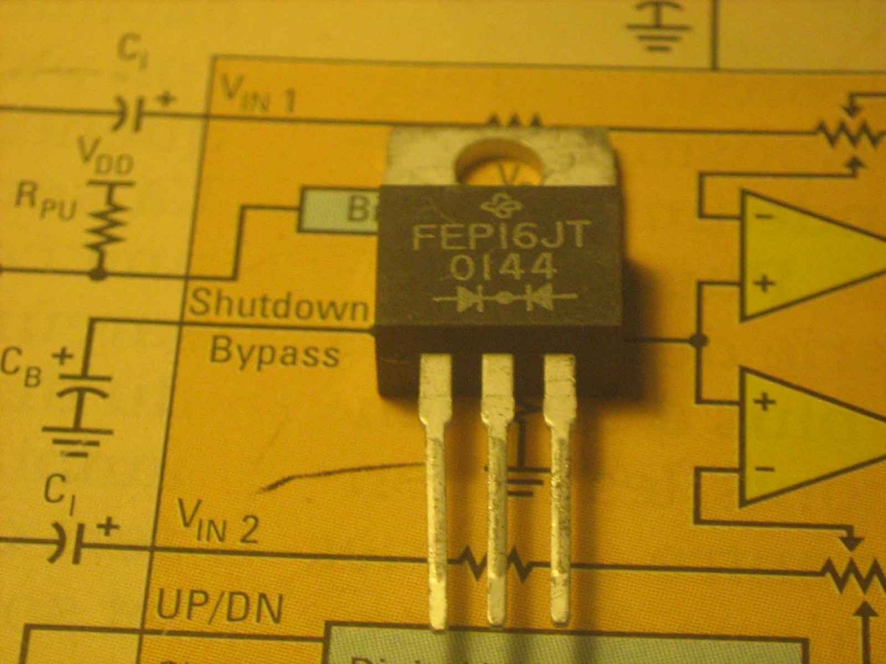 FEP16GT FEP16JT 16A DIODE