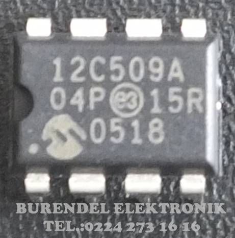 PIC12C509A DİP8 ENTEGRE 12C509A