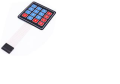 AB-B034 4x4 Membrane Matrix Tuş Takımı BURENDEL