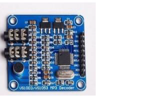AB-B135 MP3 Çözücü Modülü (Mikrofon, STM32 Microcontroller Geliştirme Kartı, SD Kart Modülü) BURENDEL
