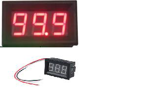 AB-NC067 0.56''0-100V 3 KABLOLU DC KIRMIZI VOLTMETRE BURENDEL