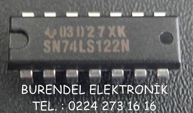 SN74LS122N ENTEGRE 74LS122 BURENDEL