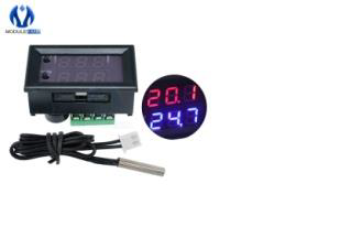 AB-KW096 W1209WK Dijital LED Sıcaklık Kontrolcü Modülü + 12VDC Su Geçirmez NTC Sensör BURENDEL