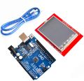 ARDUİNO UNO R3+2.4''TFT LCD + ADAPRTÖR+USB KABLO