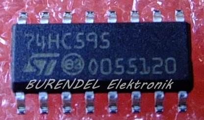 74HC595 SMD ENTEGRE