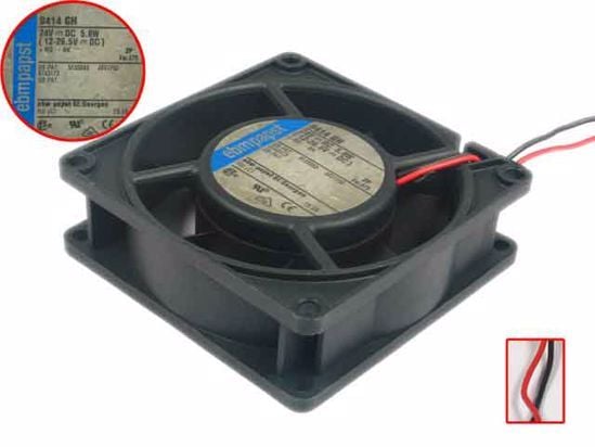 8414GH 24V 80X80X25MM EMBMPAPST FAN BURENDEL