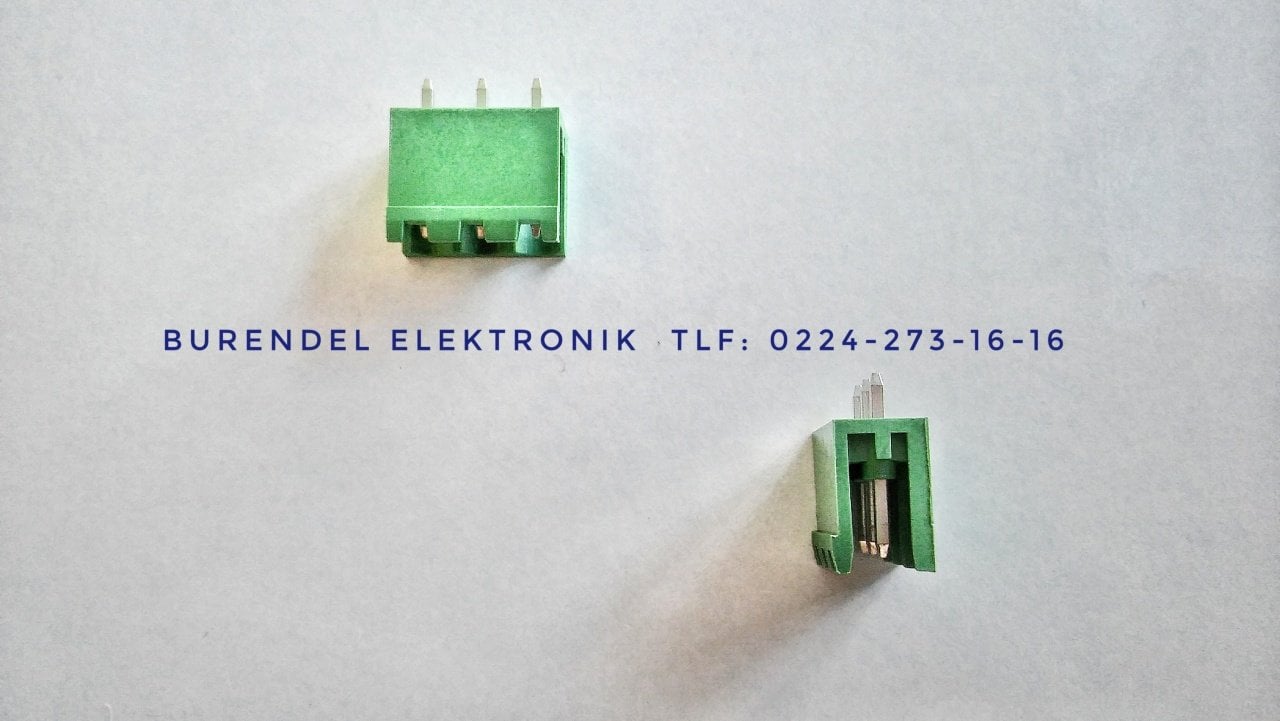 5.08 3'LÜ 180° ERKEK KLEMENS