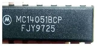 MC14051BCP 4051 DIP16 ANALOG MULTIPLEXER/DEMULTIPLEXER ENTEGRE