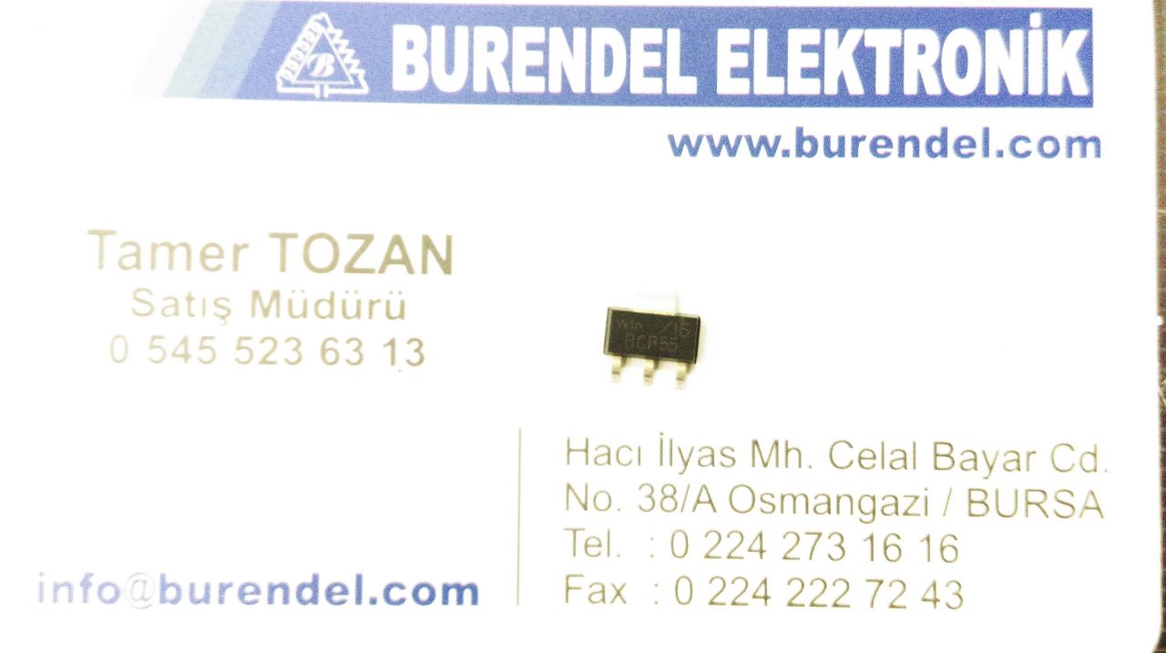 BCP55 TRANSISTOR SOT 223  BURENDEL