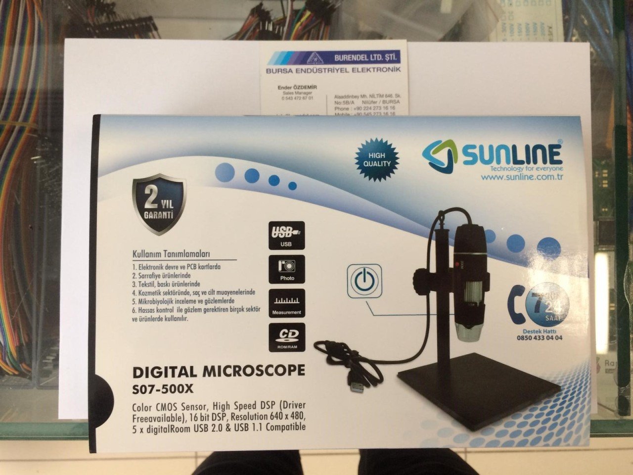 Sunline S07-500X Dijital Mikroskop