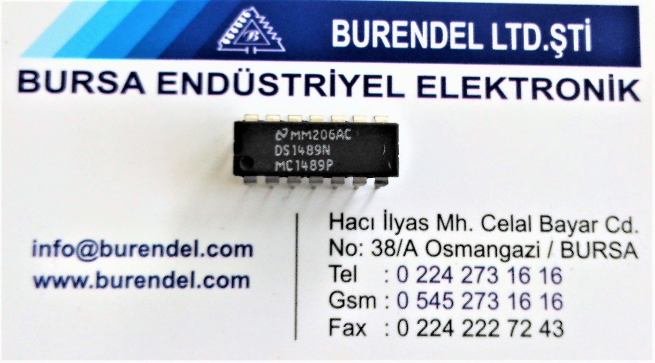 DS1489N DIP14 ENTEGRE NATIONAL BURENDEL