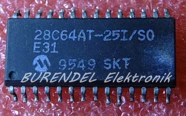 28C64AT-25I SMD  ENTEGRE SOIC GENIŞ 28C64A