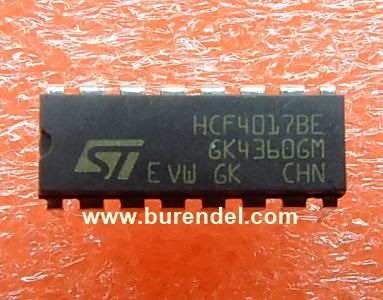 HCF4017BE ENTEGRE BURENDEL