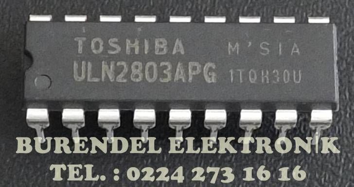 ULN2803APG ENTEGRE DIP18 ULN2803 BURENDEL
