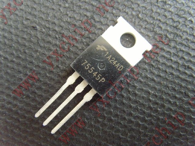 75545P TRANSISTOR TO220 80A 75V BURENDEL MOSFET HUF75545P3