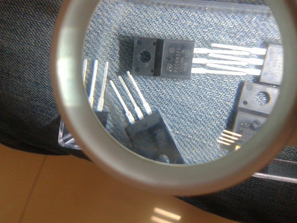 P20N60FI TO220F MOSFET BURENDEL