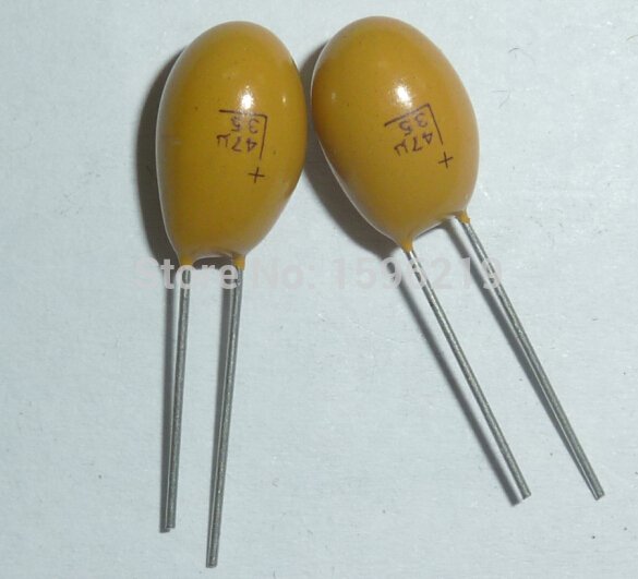 47MF 10V 20% 2413 TANTAL BURENDEL