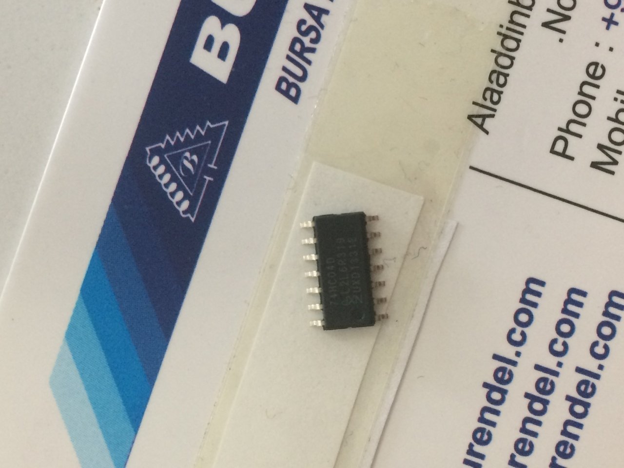74HC04D SMD ENTEGRE BURENDEL