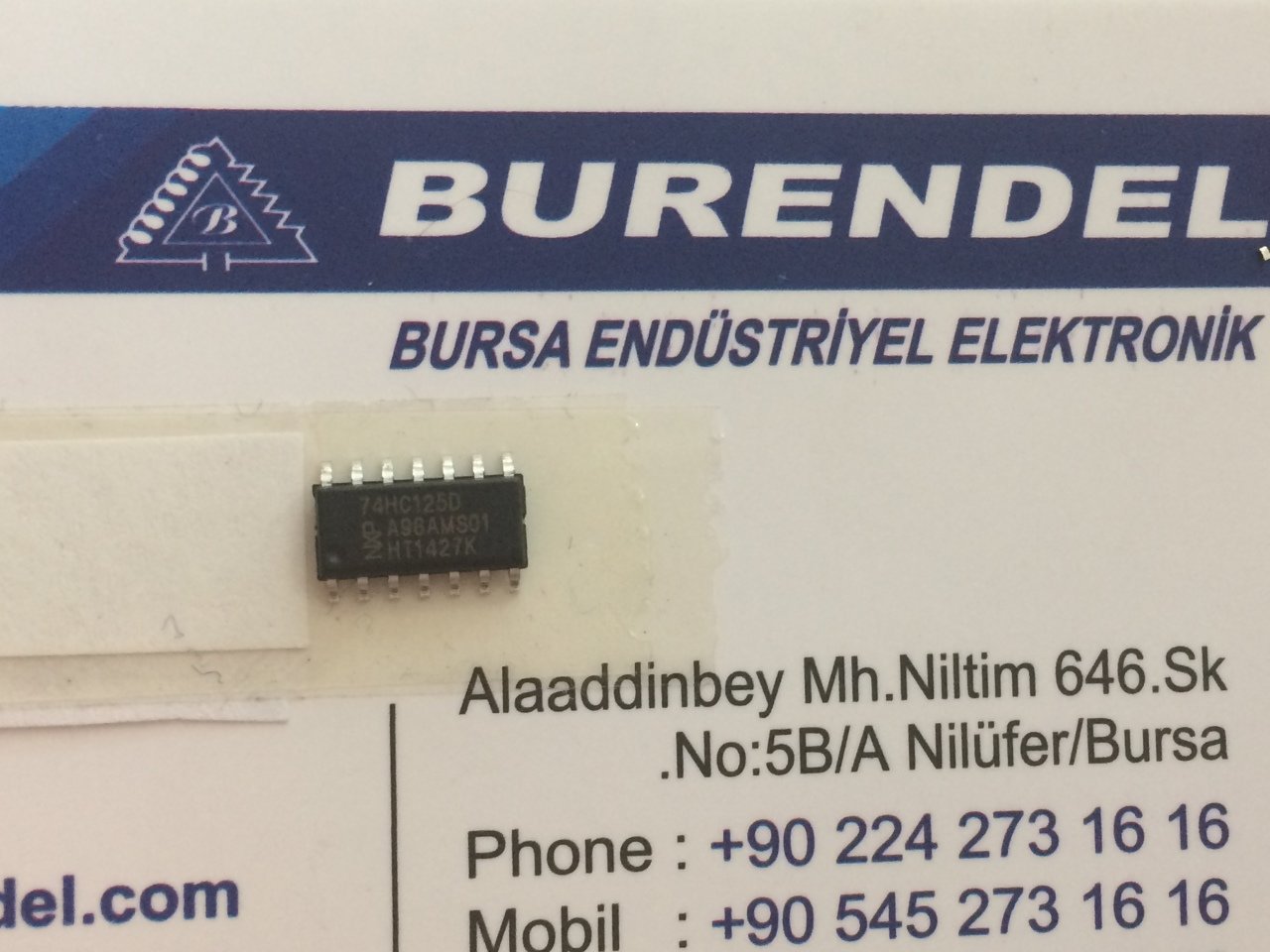 74HC125D SO14 ENTEGRE BURENDEL