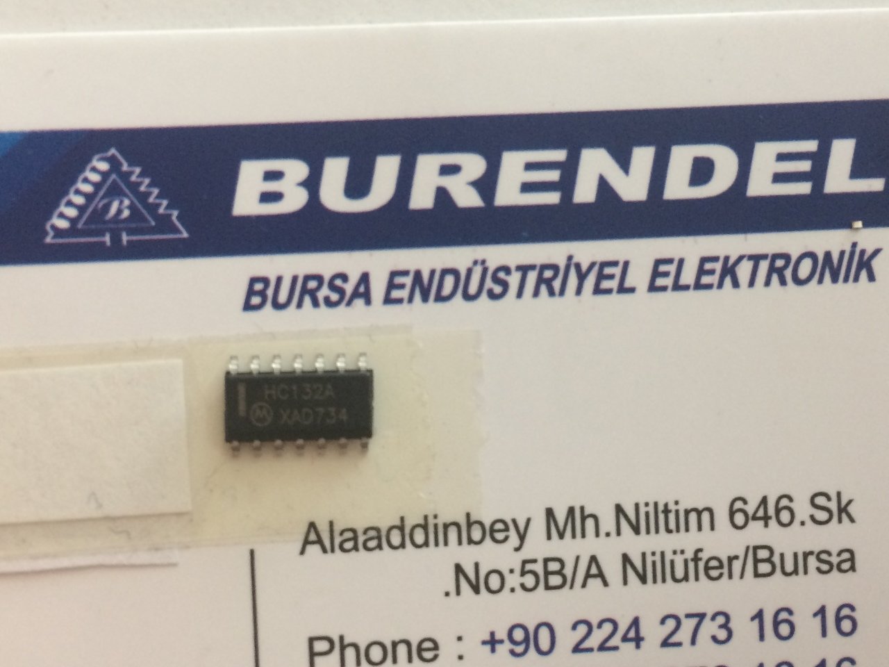 74HC132D SMD BURENDEL