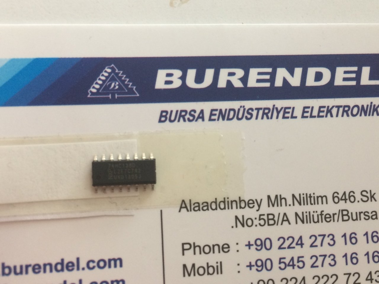 74HC138D ENTEGRE SO16 BURENDEL