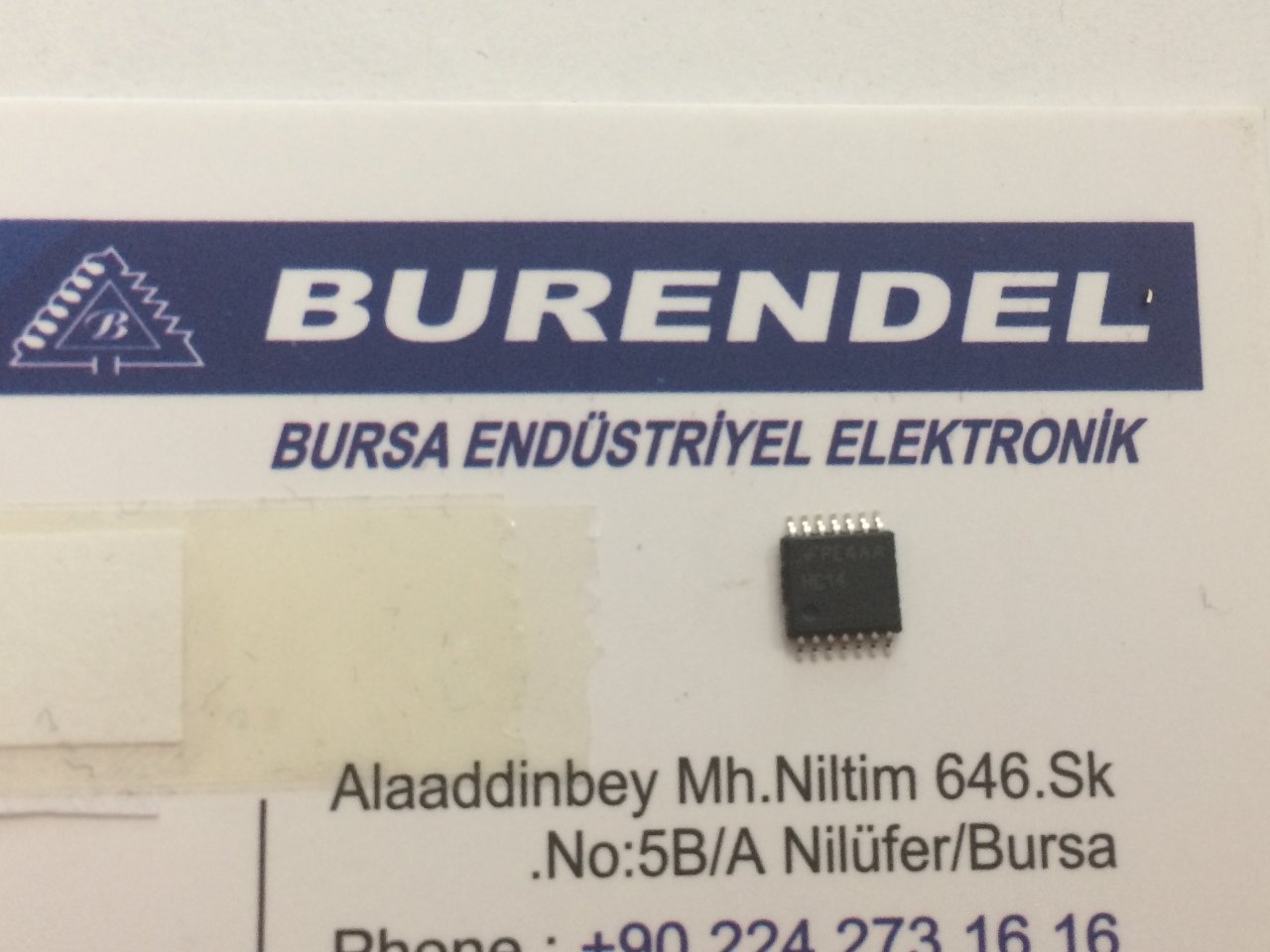 74HC14 14TSSOP SMD BURENDEL