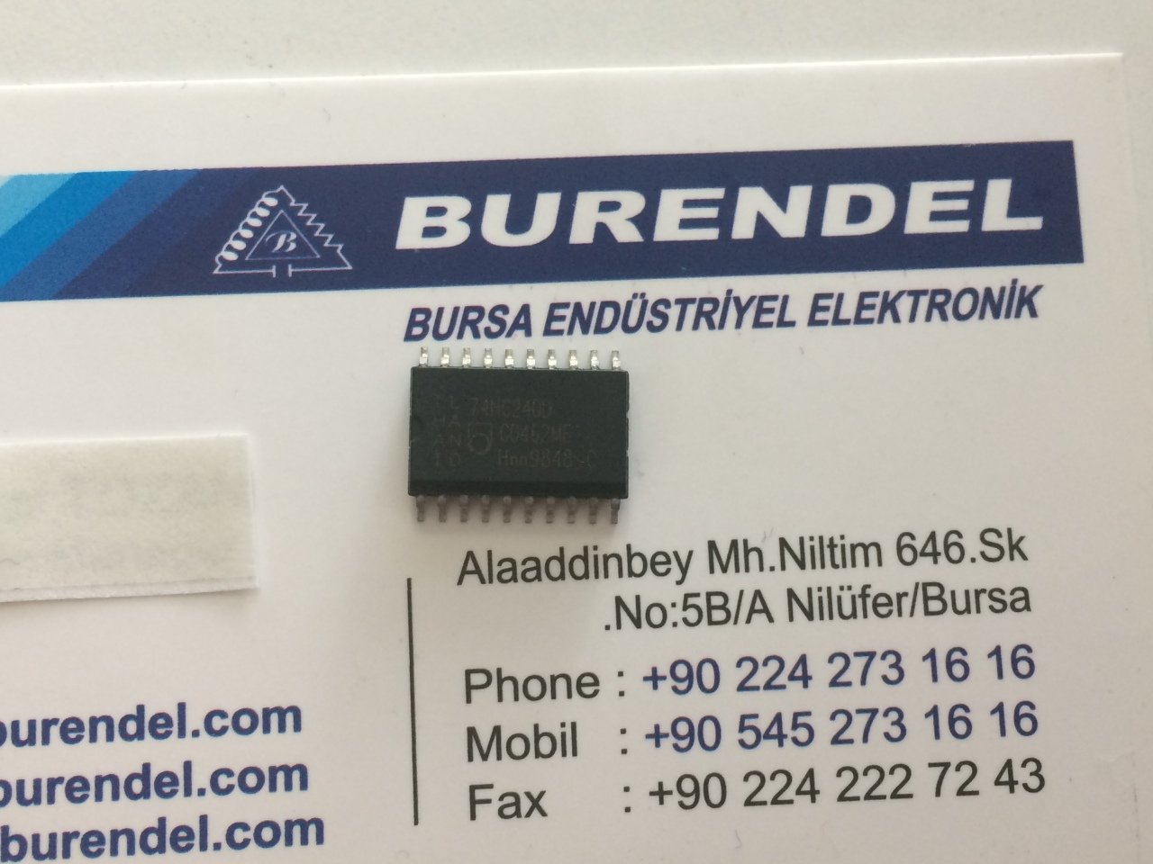 74HC240D SMD GENIS BURENDEL