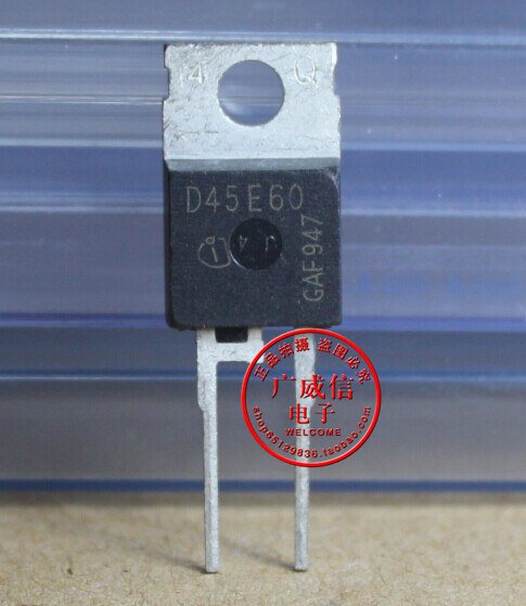 D45E60 TO220 600V 45A FAST DIYOT BURENDEL
