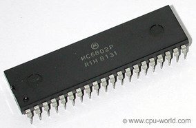 MC6802P PDIP40 MICROPROCESSOR BURENDEL