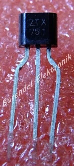 ZTX751STZ TRANSISTOR PNP MED PWR E-LINE