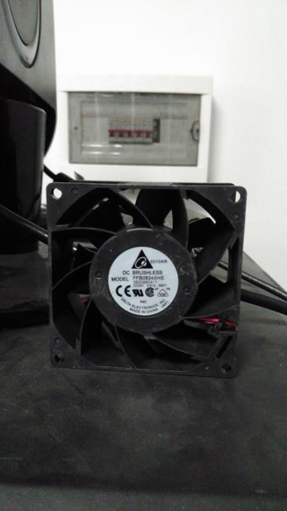 FFB0824SHE 9Z21WPR 24 V DC DELTA FAN BURENDEL