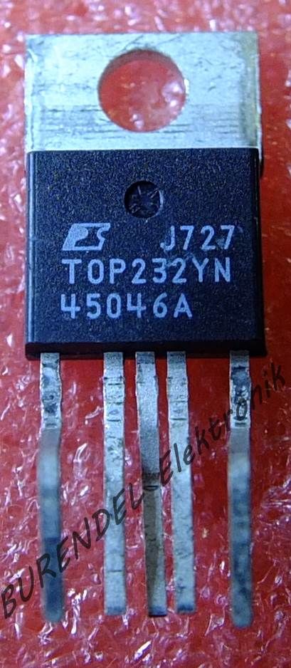 TOP232YN TO220 OFF-LINE SWITCHER ENTEGRE TOP232Y