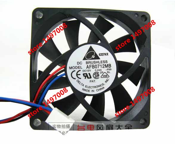 AFB0712 MB 6327KR  12V DC 0.24mA DELTA FAN BURENDEL