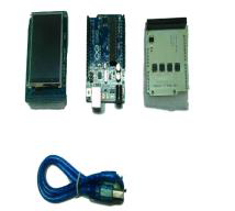 AA-A034 Arduino UNO R3 + 2.4'' TFT LCD + Adaptör + USB Kablo BURENDEL