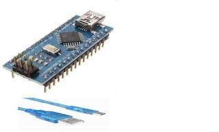 AA-A008 Arduino Nano V3.0 Geliştirilmiş CH340 Chip + USB Kablo BURENDEL
