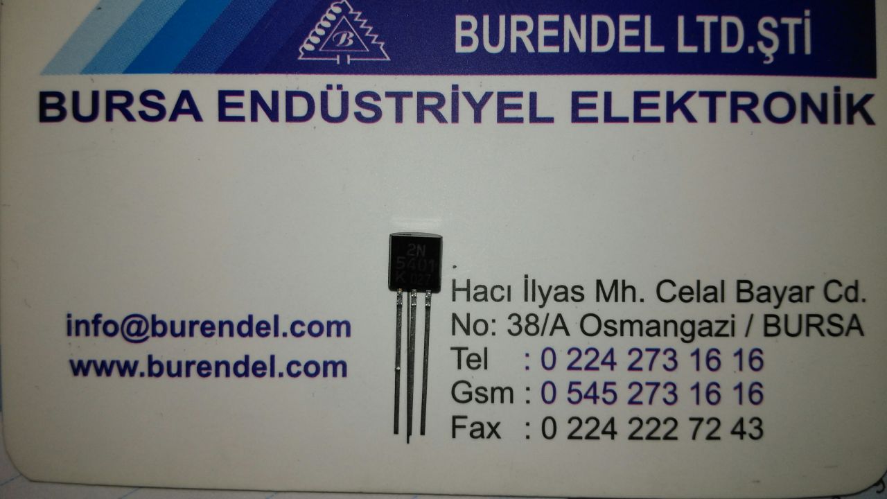2N5401 TO92 TRANSISTOR