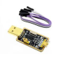 AB-AA236 CH340G RS232 USB-TTL Seri Haberleşme Dönüştürücü Modülü + 9 Küçük Kablo BURENDEL