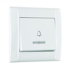 DEFNE BEYAZ ZİL BUTONU 220V